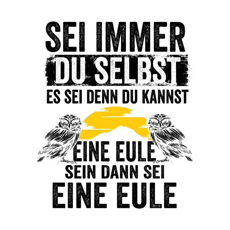 Eule Vogel Nachteule Nachtvogel Geschenk