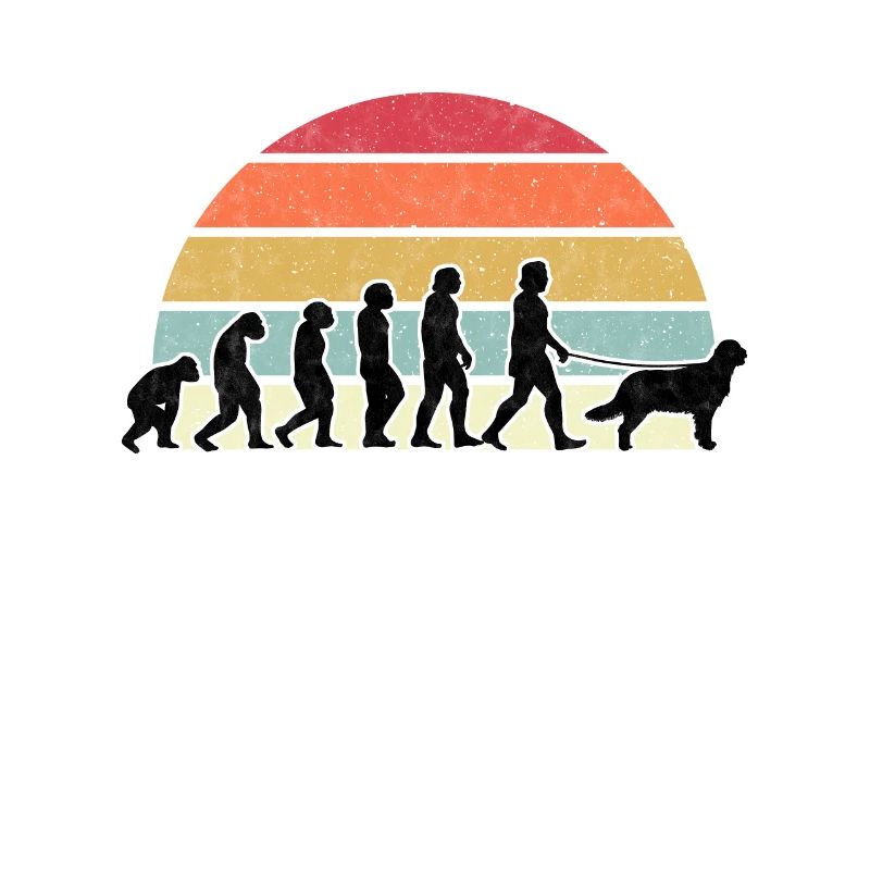 Flat Coated Retriever Evolution Retriever Geschenk