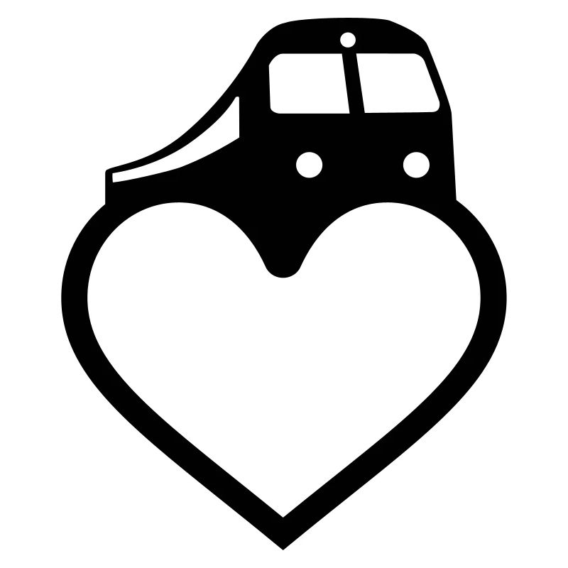 Herz Zug Bahn Eisenbahn