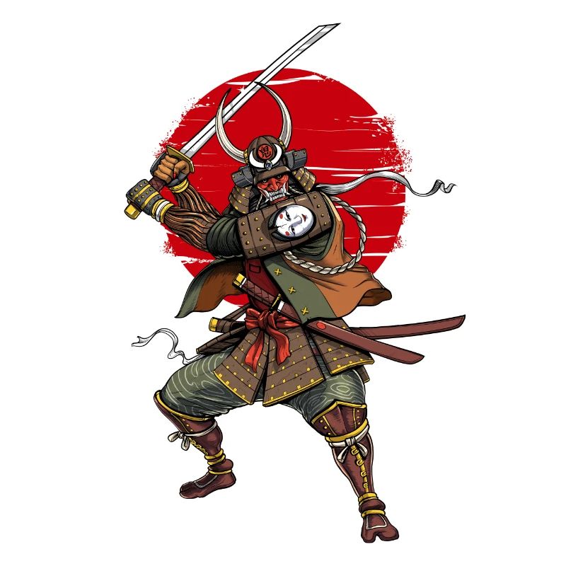 Samurai Krieger Dämon Oni