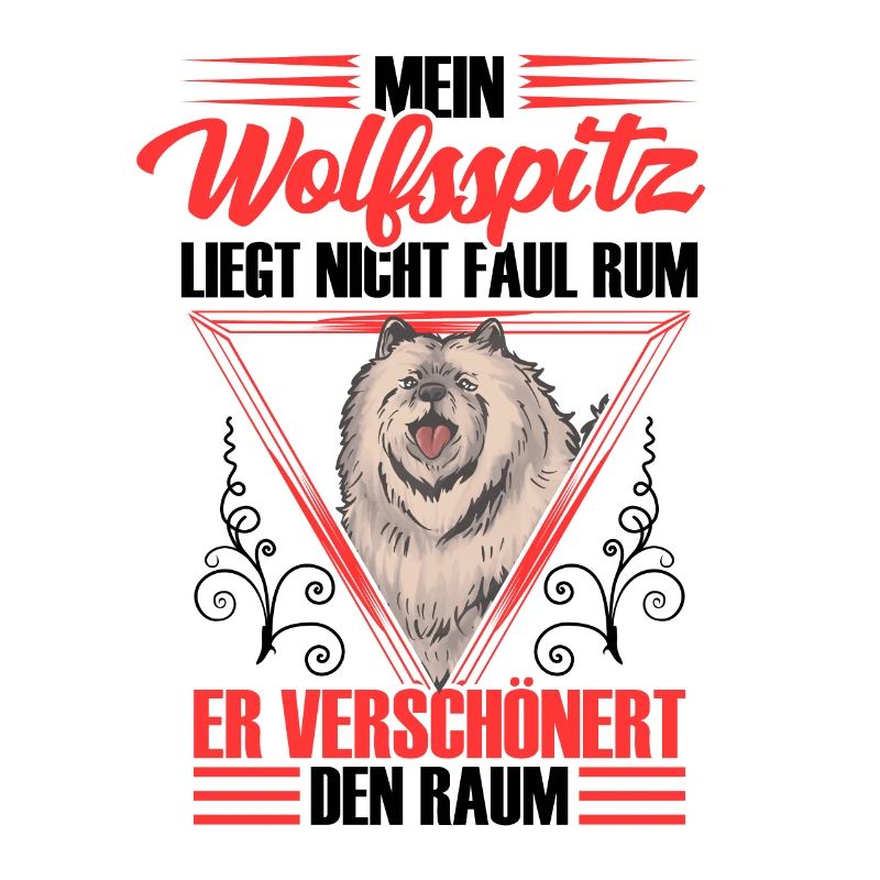 Wolfspitz is not lazy Keeshond