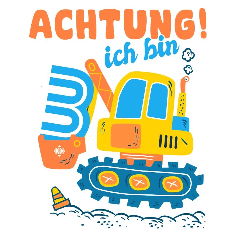 Ich bin 3 Geburtstag des Baggers, Geschenk 3
