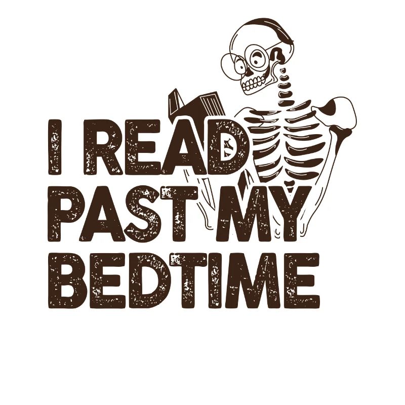 Je lis skeleton après le coucher