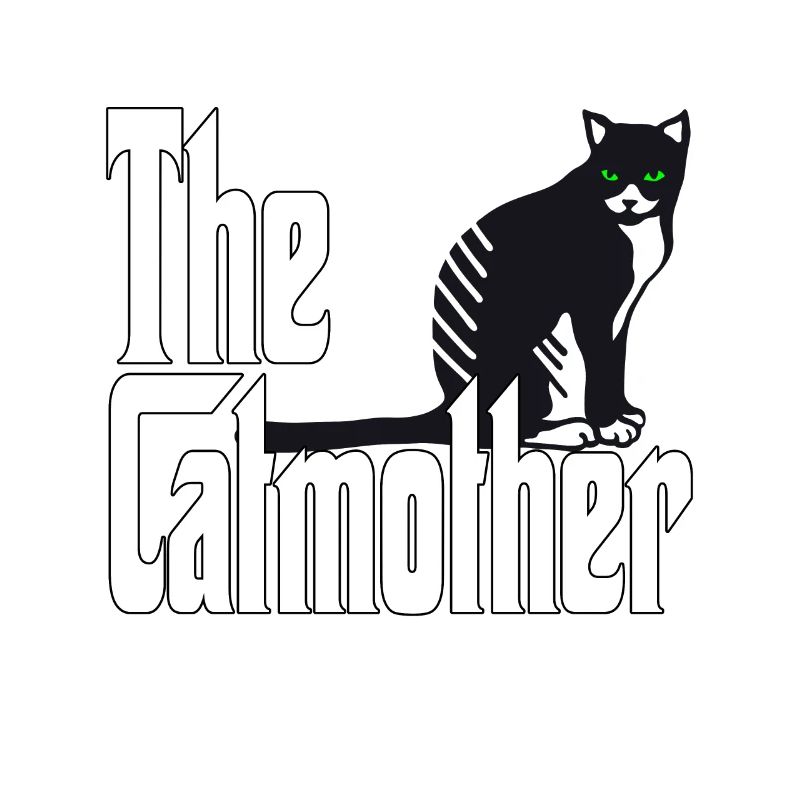 Maman chat La mère chat folle Chat Mère Kitty Maman