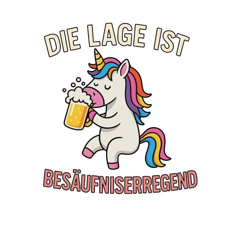 Einhorn mit Bier