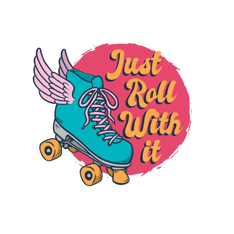 Roller skates with wings Just roll with us