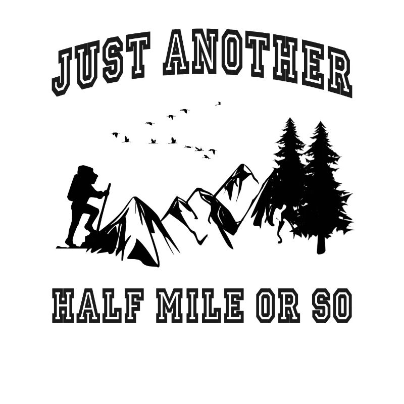 Nur noch eine halbe Meile oder so - lustiges Wandern