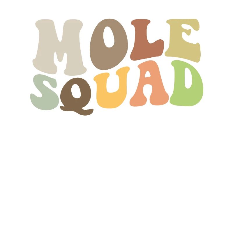 Colorful Mole Relay In White