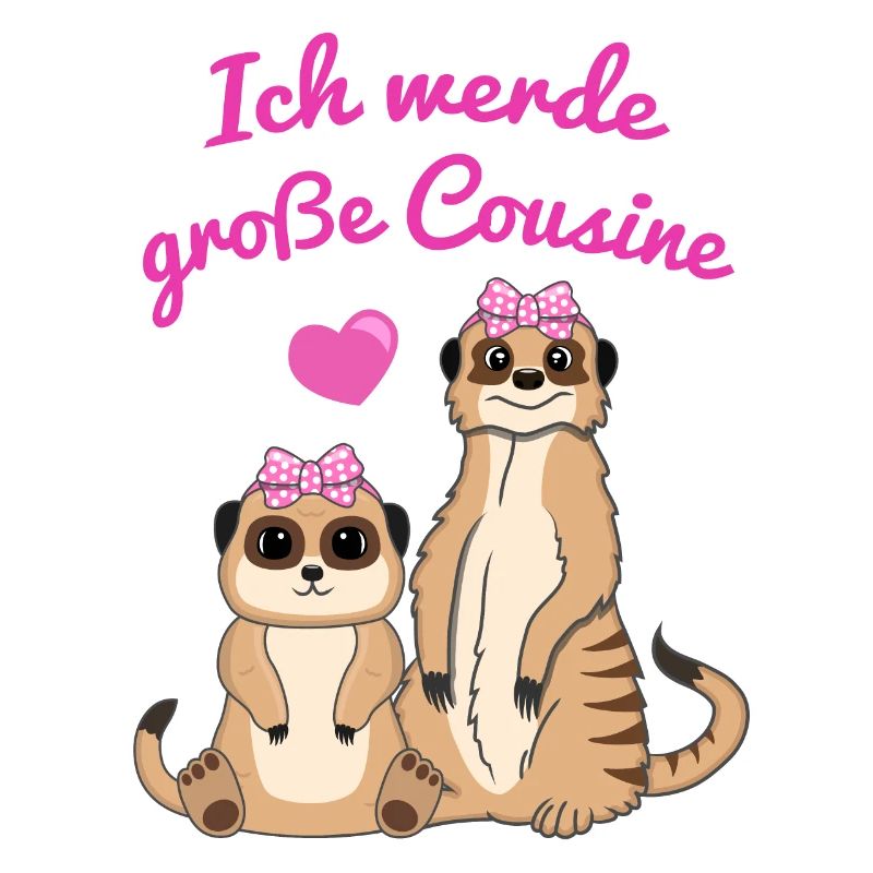 Ich Werde Große Cousine Erdmännchen Geschenk
