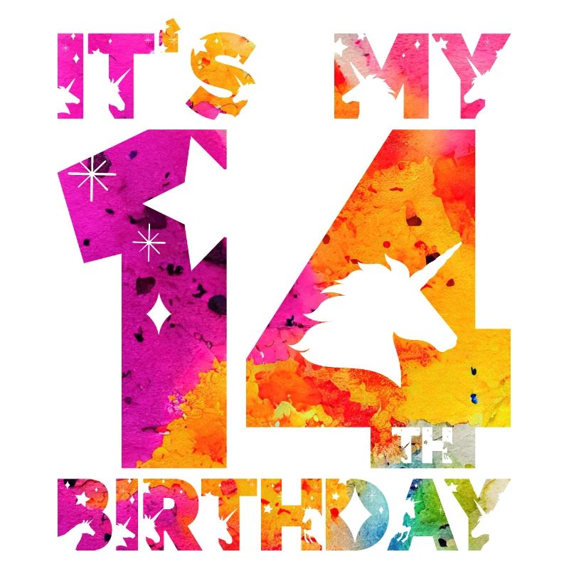 14E ANNIVERSAIRE LICORNE C’EST MON 14E ANNIVERSAIRE