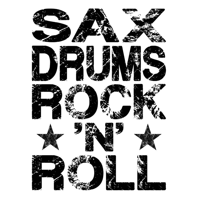 Saxophone Batterie Rock 'N' Roll