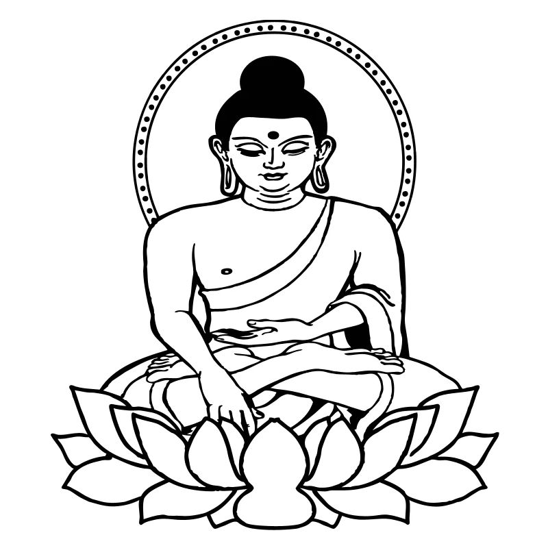 Buddha sitting eu