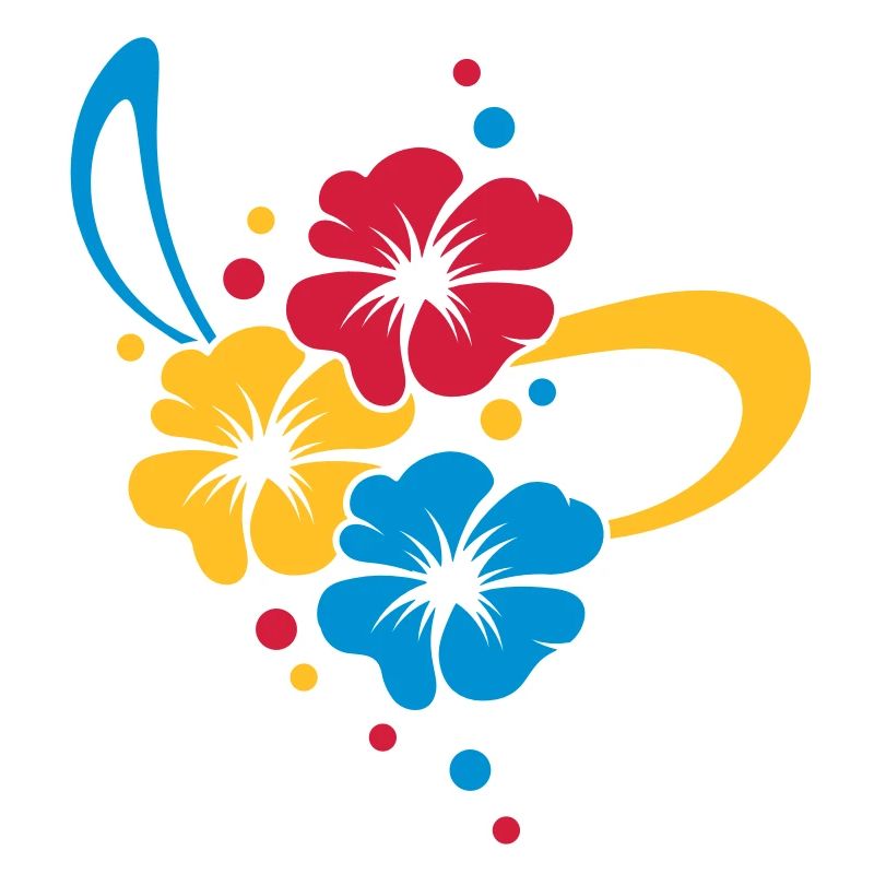 Bouquet de fleurs avec ruban