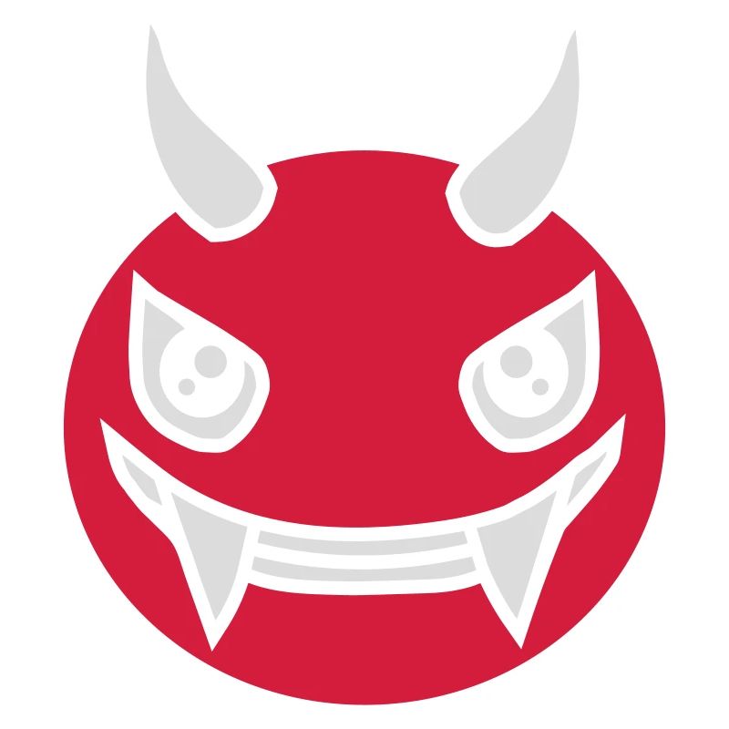 Devil Monster Design Face
