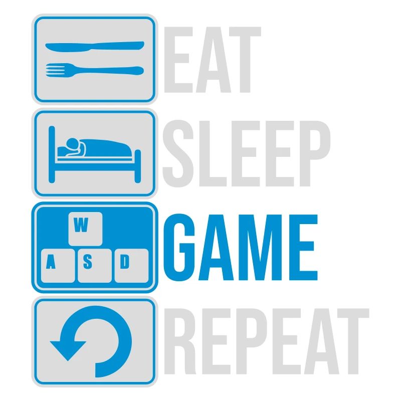 Manger le jeu de sommeil Répéter