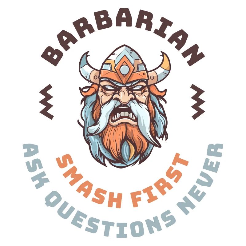 Barbare dans RPG Smash First Ask Questions Never