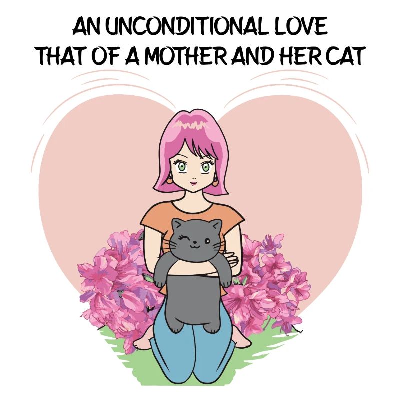 Muttertag niedliche Katzenmutter