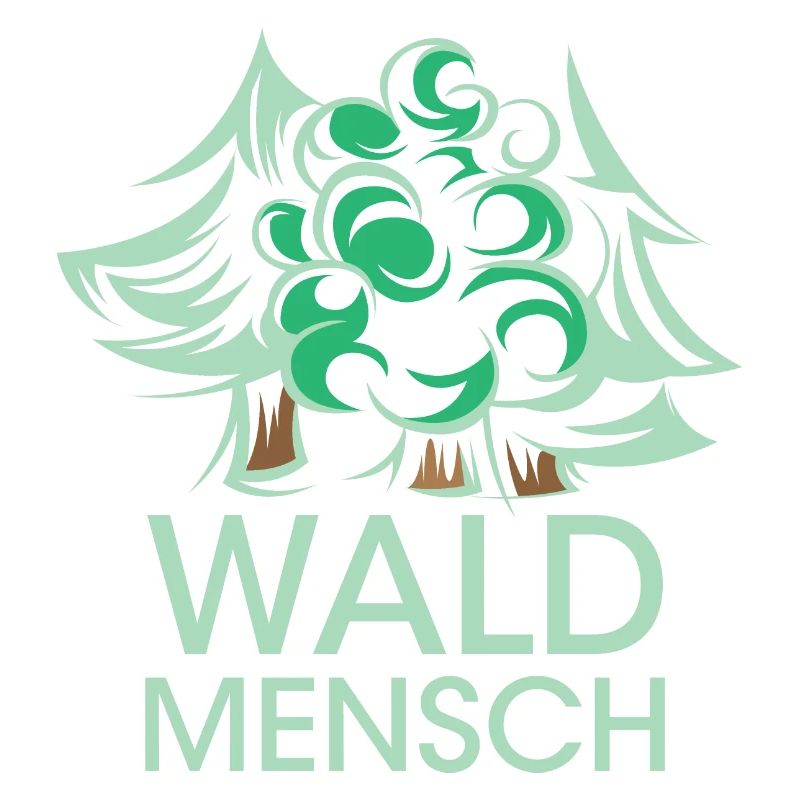 Forest Man Logo Forest Tree Trees Logo icon Nature