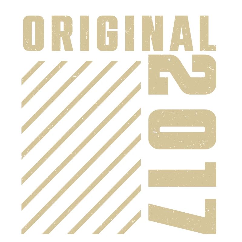 Original 2017 Authentic 2017 Vintage Bursdag