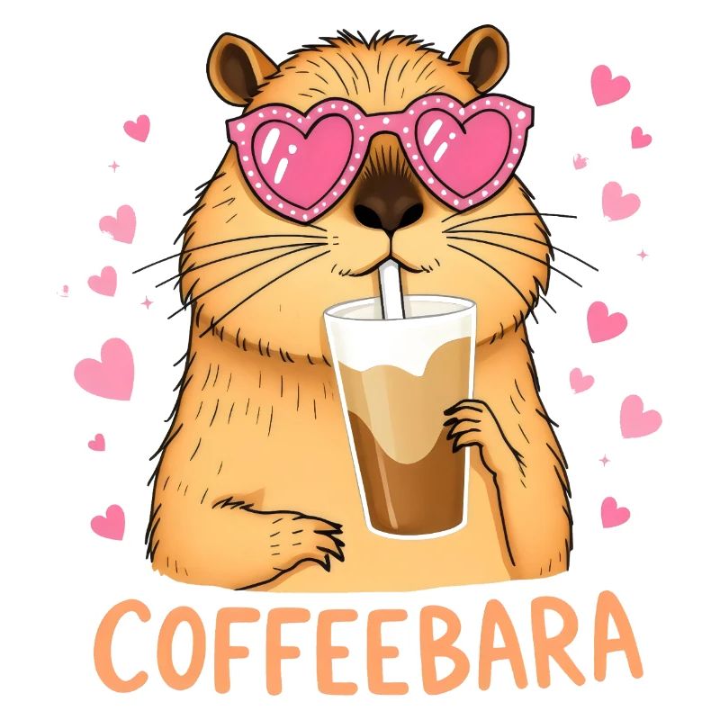 Süßes Capybara Coffeebara