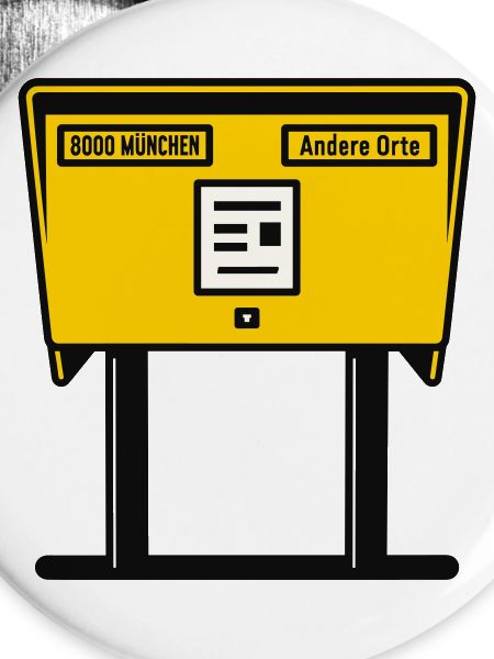 Munich Yellow Mailbox