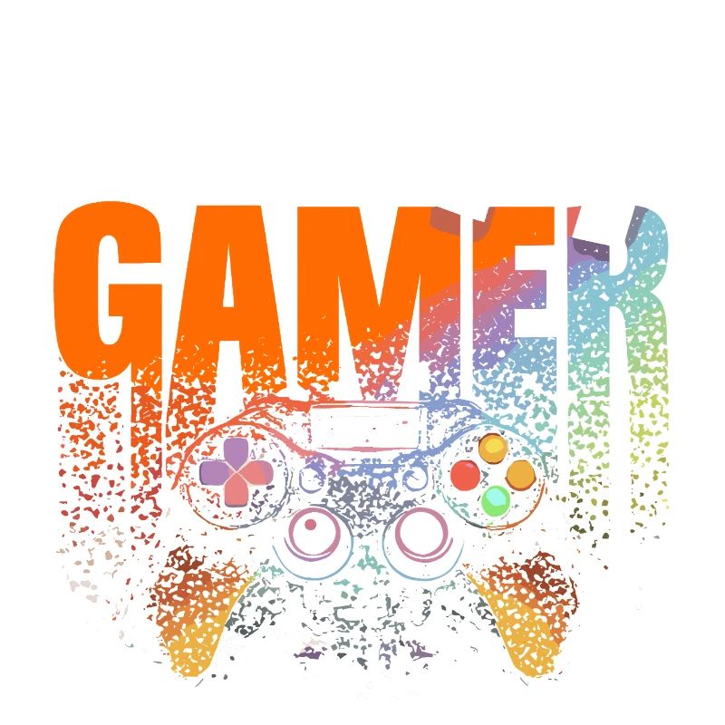 Level 14 Gamer Rainbow Controller 14 Years