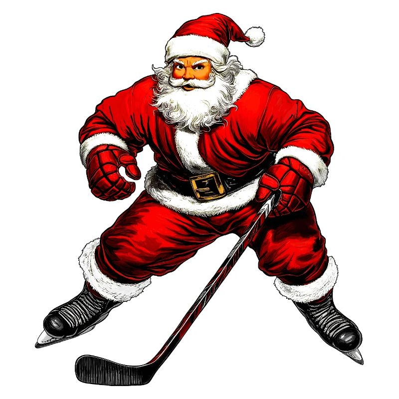 Weihnachten Eishockeyspieler