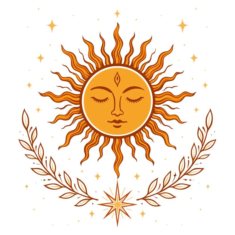 Midsummer Sun – Boho Symbol