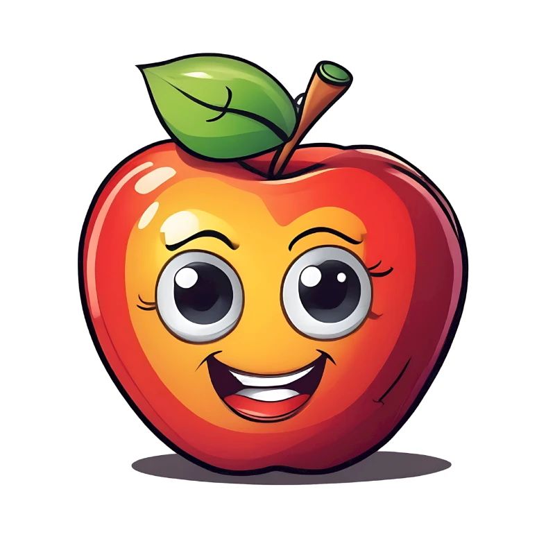 Cartoon Apple