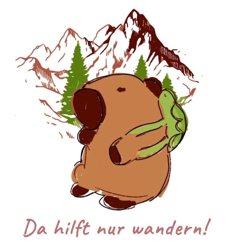 Capybara,Randonnée,Sac à dos,Capybara