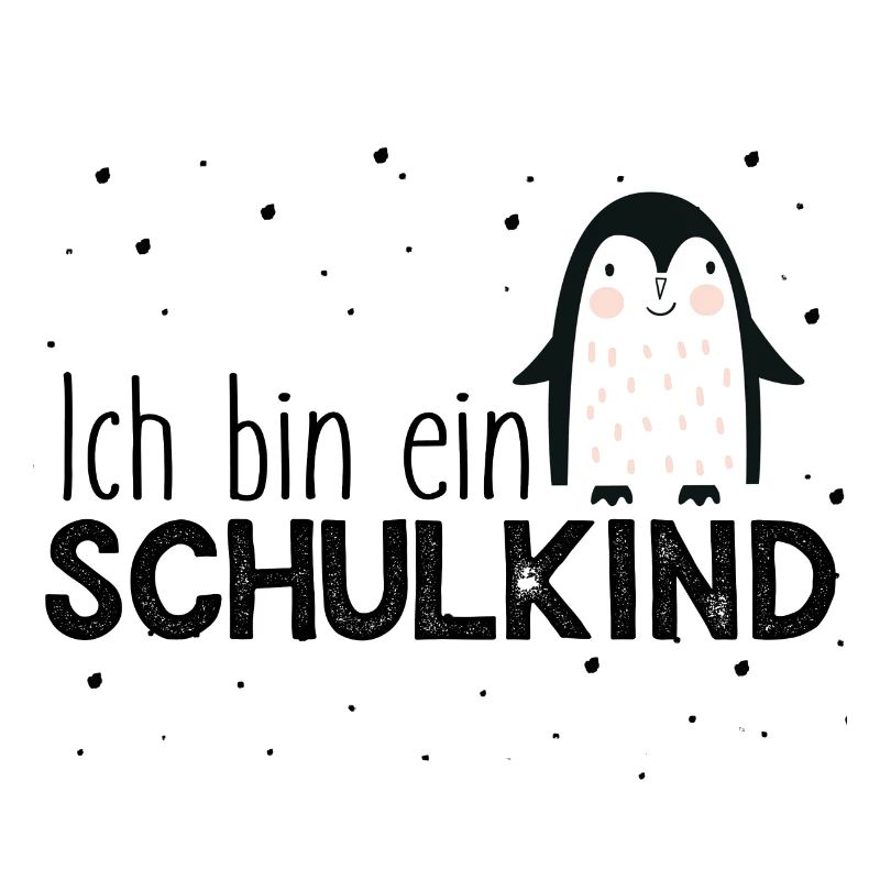 Ich bin ein Schulkind - Erstklässler - Pinguin