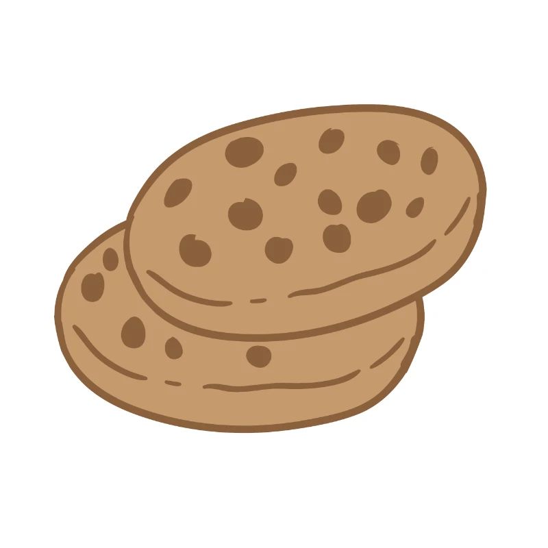 mignons biscuits bruns