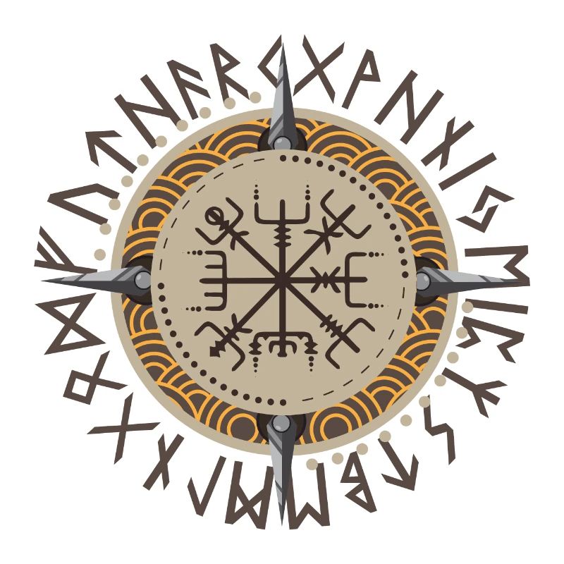 Vikings Vegvisir Krieger Geschenkidee
