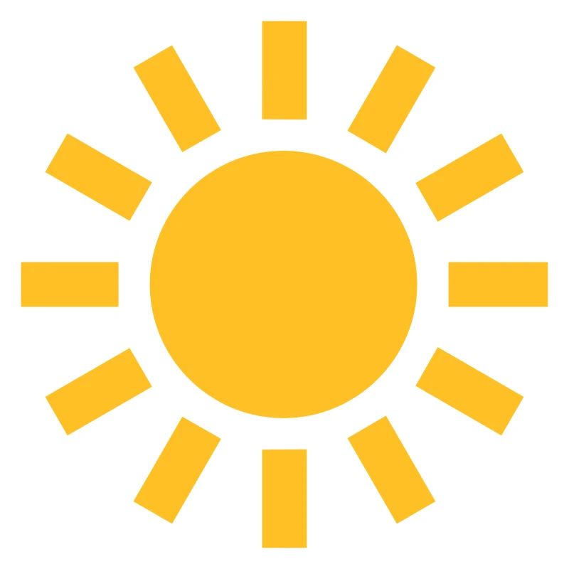 symbole météo icône soleil