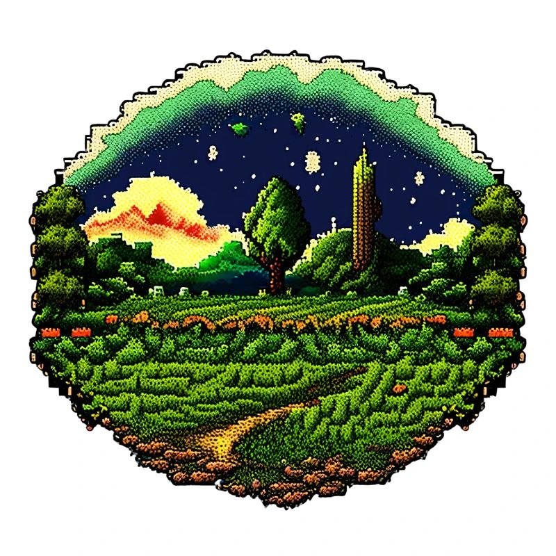 Champ pixelisé