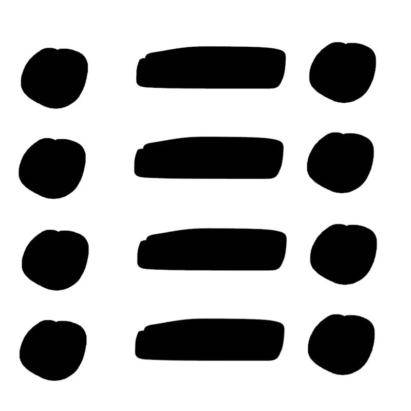 Ligne, points, point, forme, symbole