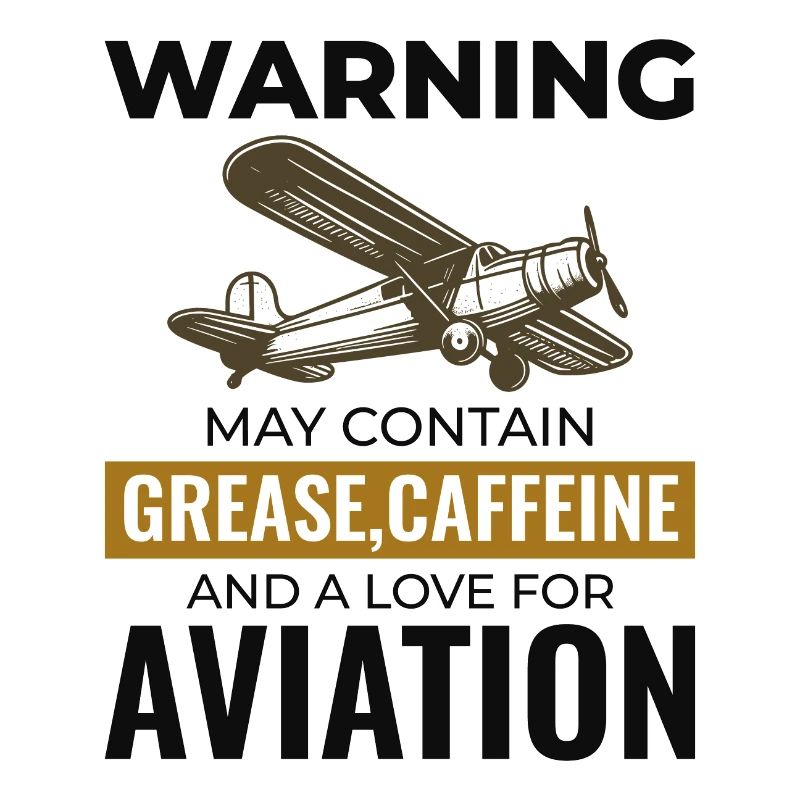 Fluggerätmechaniker Luftfahrttechniker Kaffee Humor