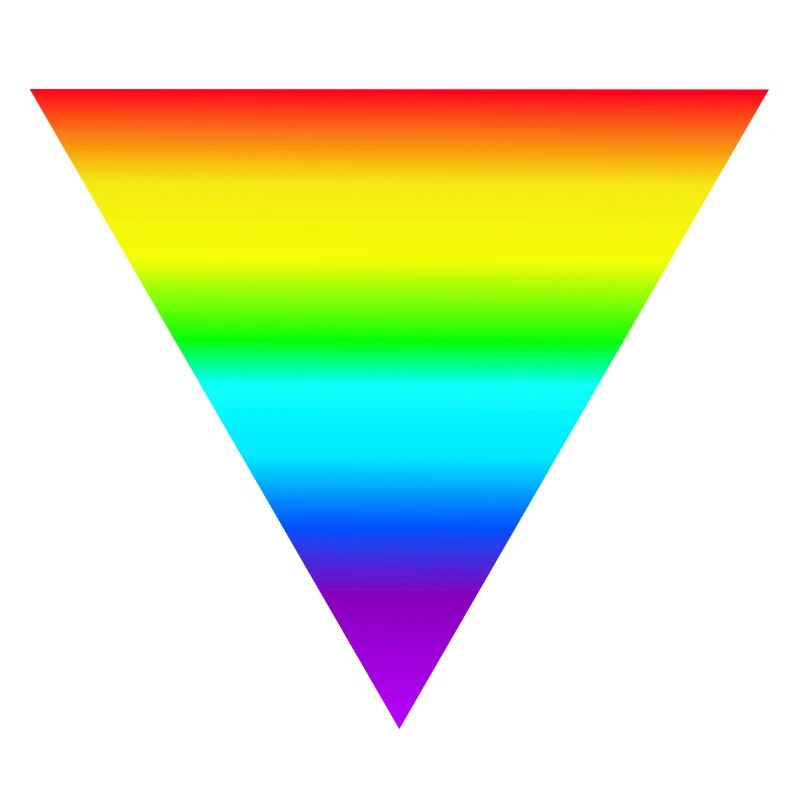 Rainbow triangle