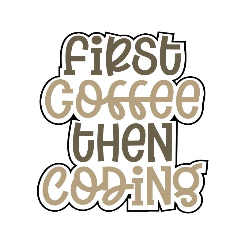 Coder Geschenk zuerst Kaffee dann Codierung Geschenkideen