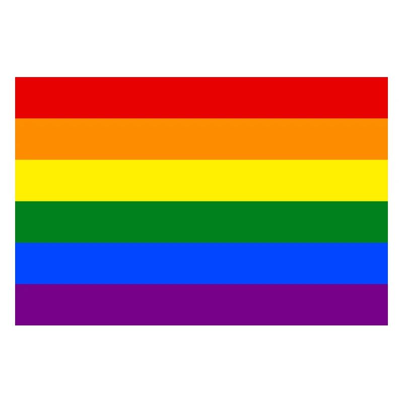 Die Regenbogenfahne oder Homosexuell - LGBT Stolzflagge