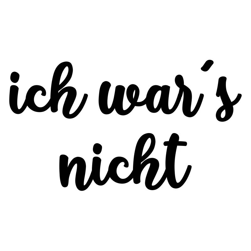 ich wars nicht