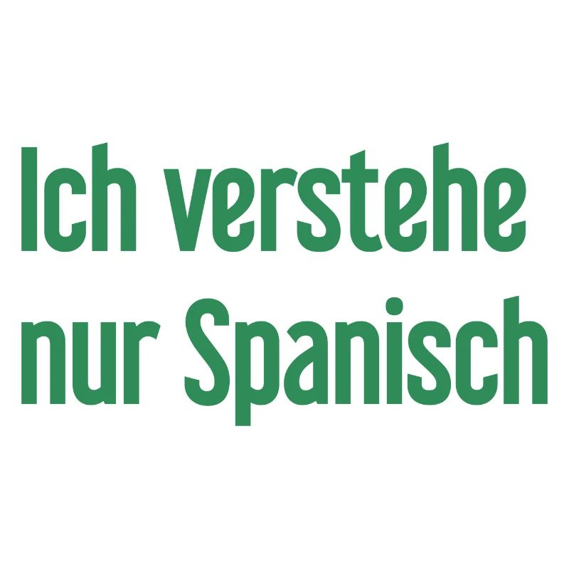 Je ne comprends que l’espagnol