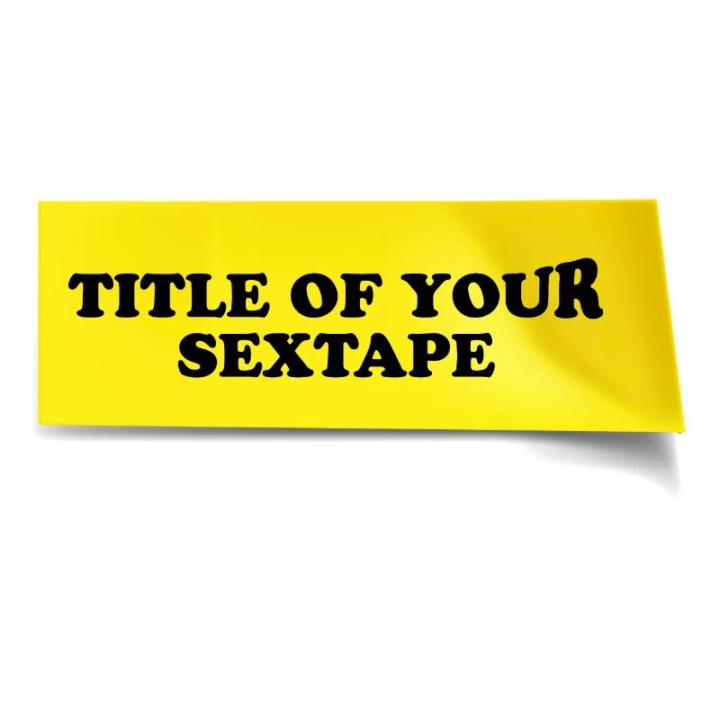 Titre de votre design post-it de sextape