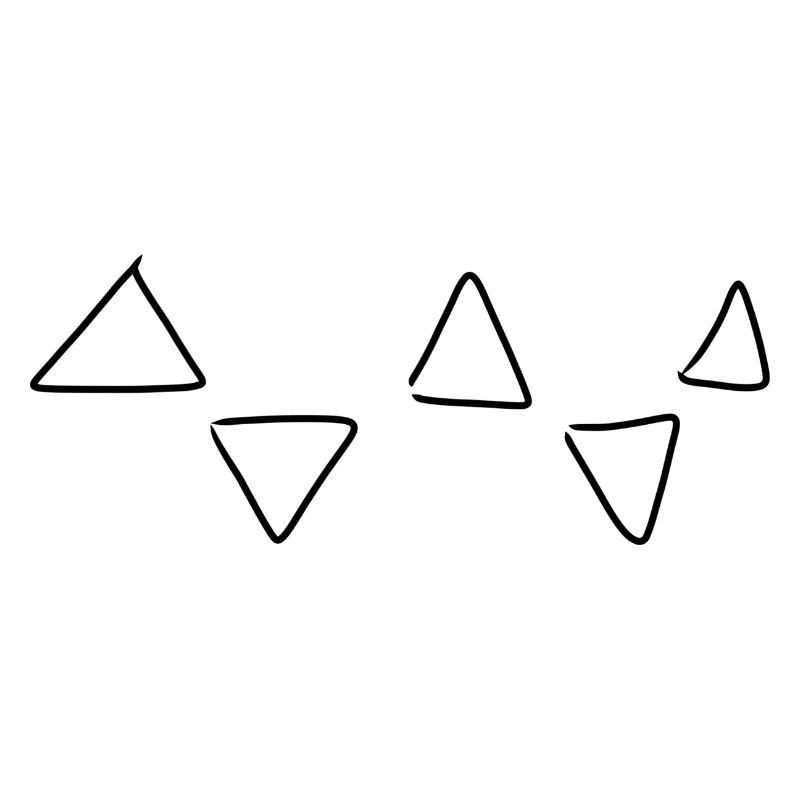 Triangular pattern