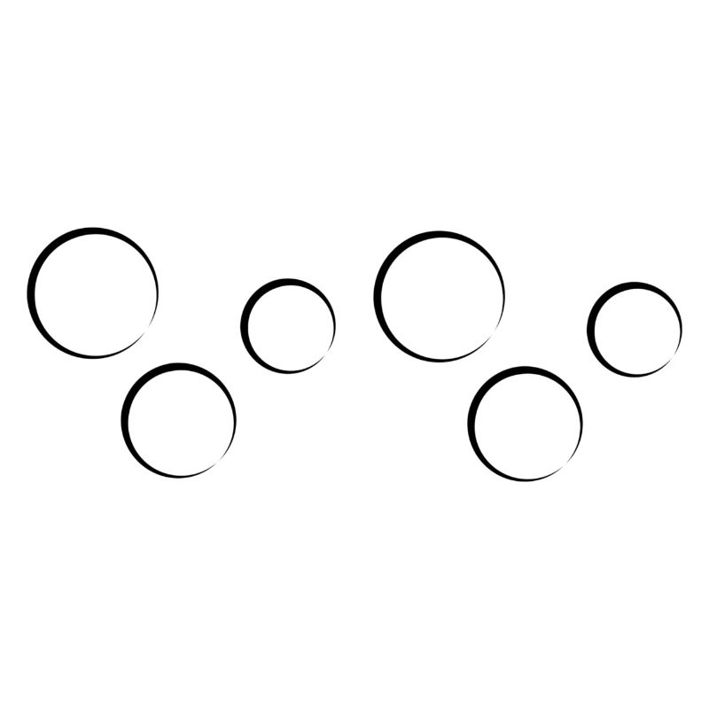 Six Circles Circle Shape Symbol
