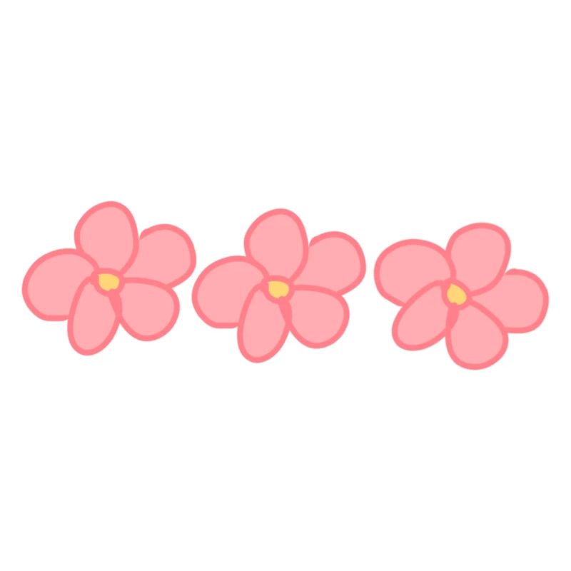 Trois fleurs fleur plante rose forme