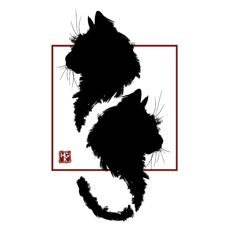 Chat chaton illusion optique japon