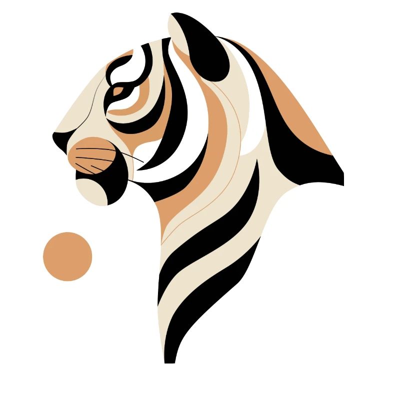 Abstract Tiger