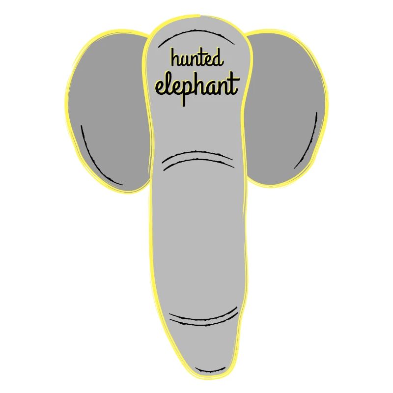Lustiger Elefant oder großer Penis Design Shirt