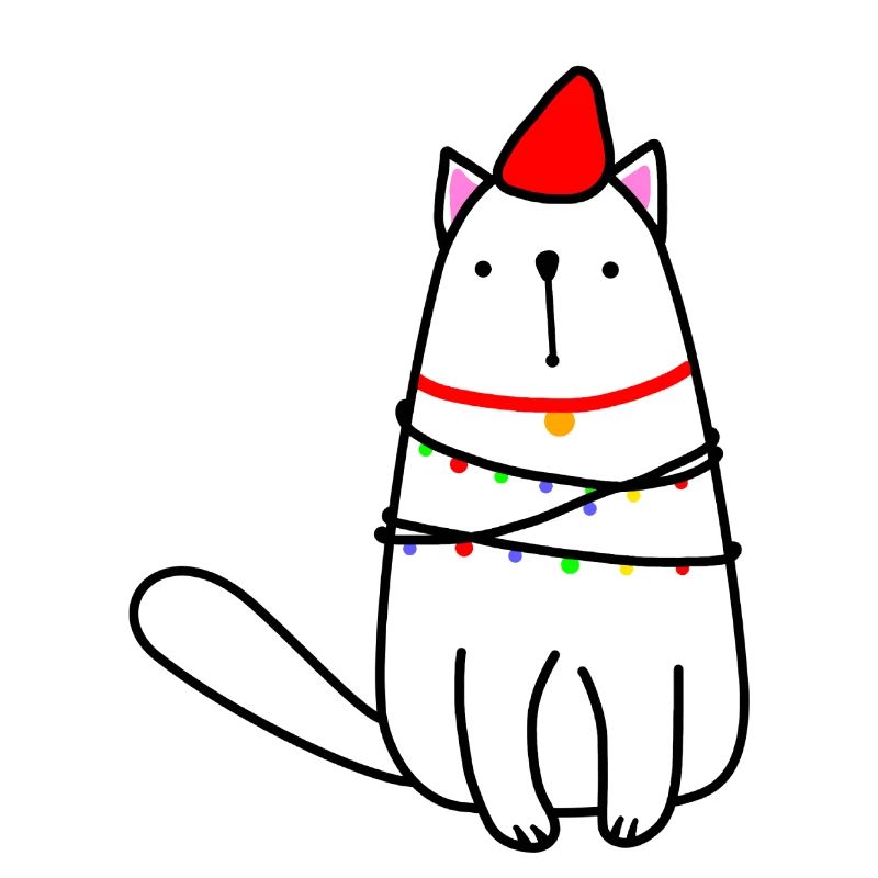 Chat Noël Innocent